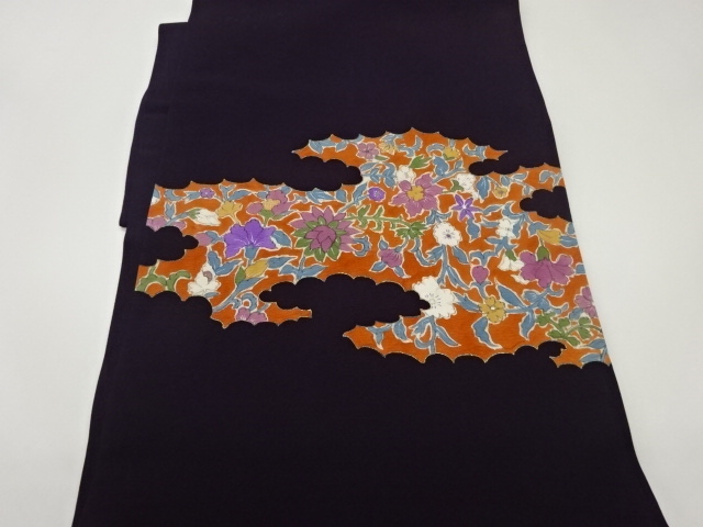 着物・帯 ] - 名古屋帯 塩瀬金彩手描き草花模様名古屋帯 | 宗 sou::お